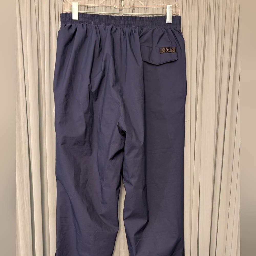 Golf Pants Jack Nicklaus Gore-Tex Cool Weather Navy Blue Size Medium Adj. Waist